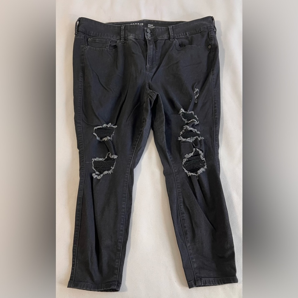 Torrid Jegging Sz 24S Super Soft Stretch Skinny Black Women’s